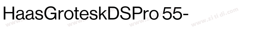 HaasGroteskDSPro 55字体转换